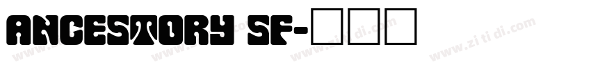 Ancestory SF字体转换